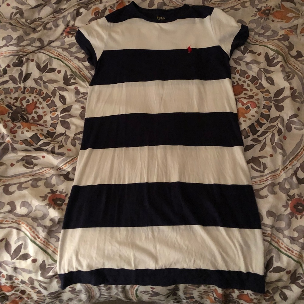 🥰 navy & white polo sundress🥰